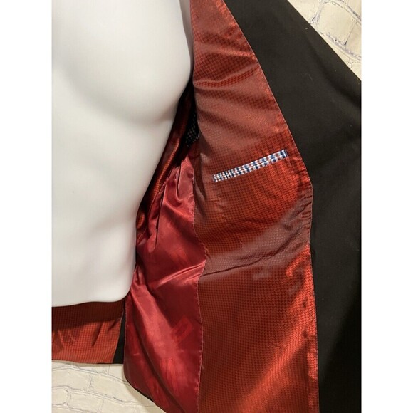 Billy London UK 46R Mens 2 Button Black Suit Blazer Jacket - Picture 8 of 8